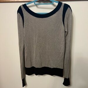 Beige and Black Women's Sweater